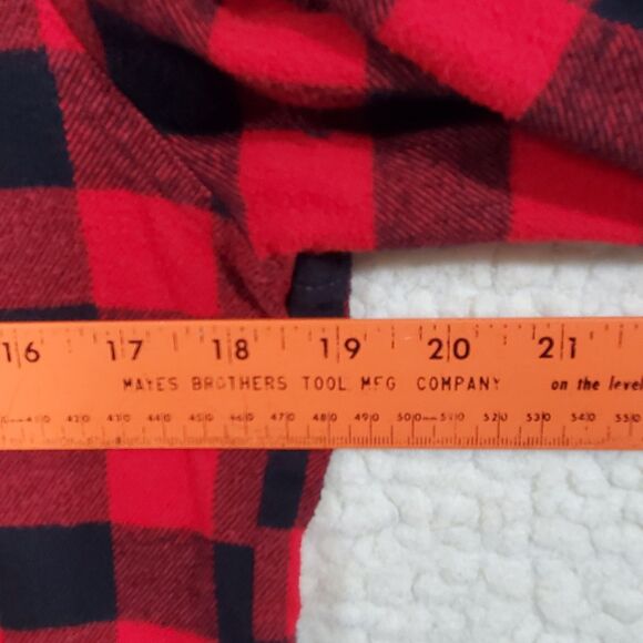 Woolrich Womens Black & Red Plaid Flannel Long Sleeve Button Shirt/Top Size Med - Picture 14 of 16